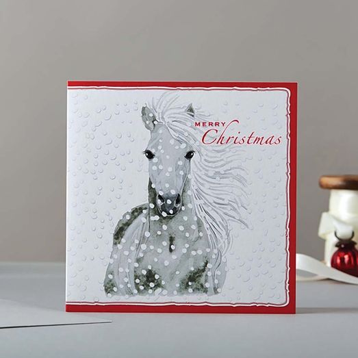 Deckled Edge Christmas Card
