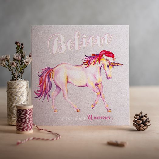 Deckled Edge Christmas Card