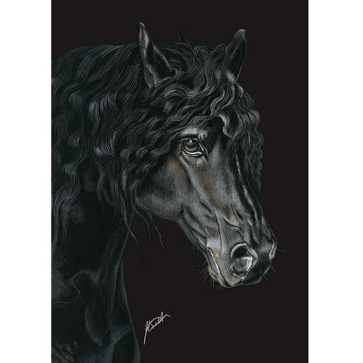 Deckled Edge Eureka! A4 Print - The Friesian