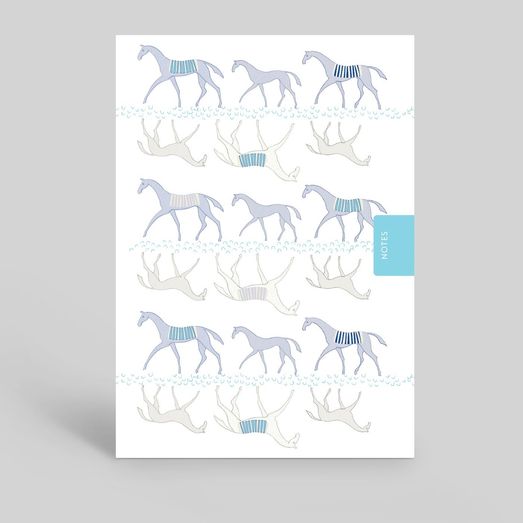 Deckled Edge Notebook - Moody Mare (Pack of 6)