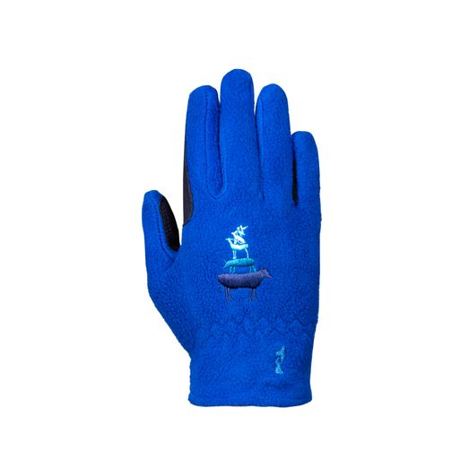 Farm Collection Fleece Gloves by Little Knight - Cobalt Blue