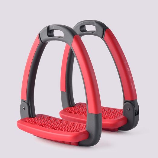 Horsena Swap Stirrup Extra Tread Pad - Deep Red