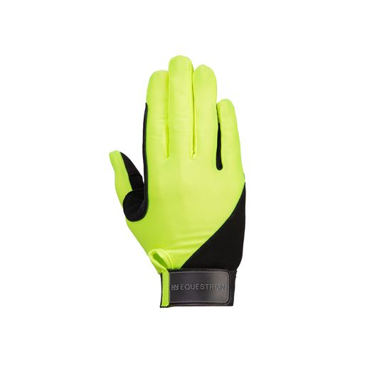 Hy Equestrian Children's Absolute Fit Glove - Reflective Yellow