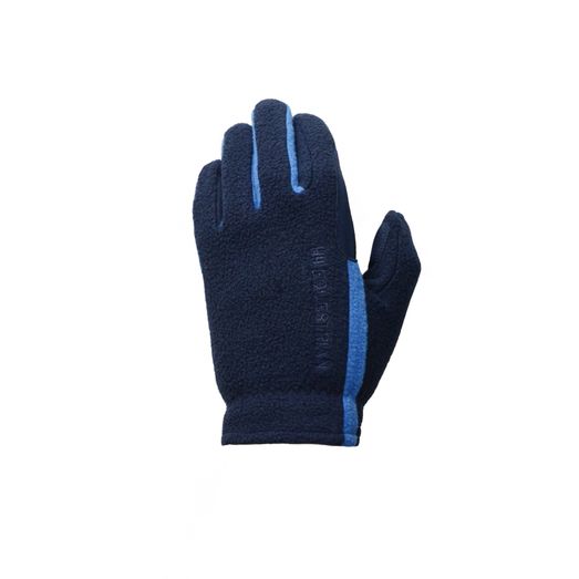 Hy Equestrian Children's Fleece Riding Gloves - Navy/Brilliant Blue