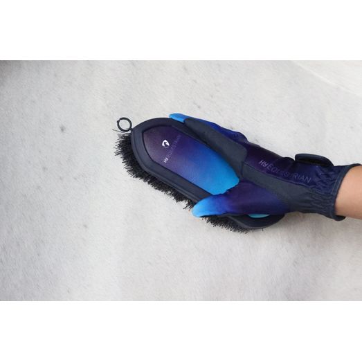 Hy Equestrian Children's Ombre Riding Gloves - Navy/Ocean