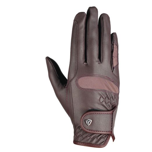 Hy Equestrian Lightweight Riding Gloves - Brown