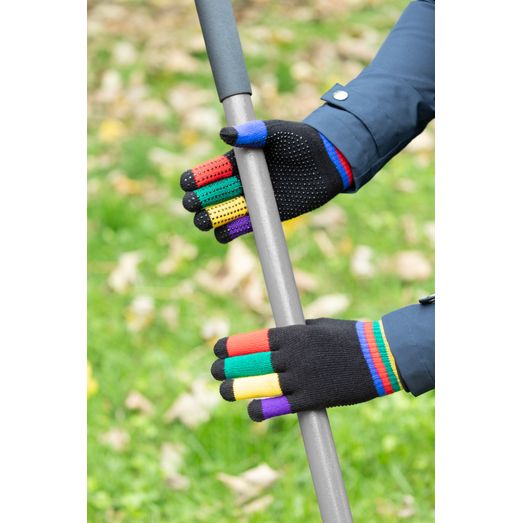 Hy Equestrian Magic Gloves - Multi Coloured
