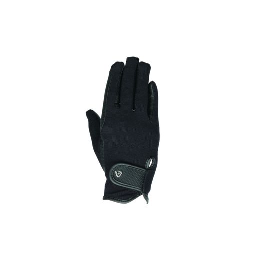 Hy Equestrian Pro Competition Grip Gloves - Black