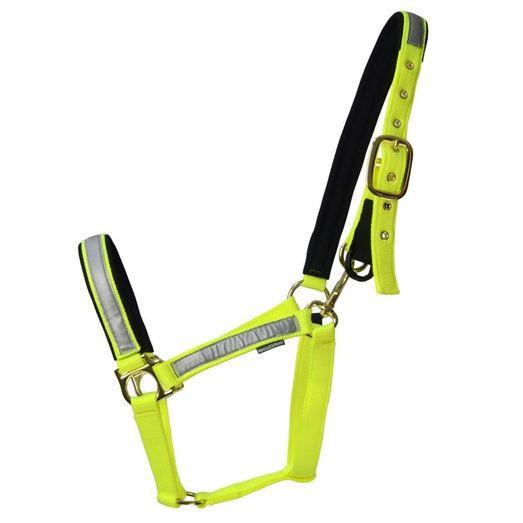 Hy Equestrian Reflective Fieldsafe Head Collar - Yellow/Reflective