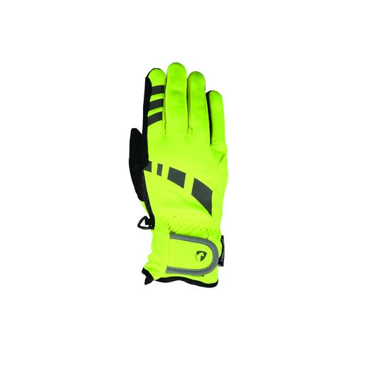 Hy Equestrian Reflective Waterproof Multipurpose Gloves - Yellow/Black