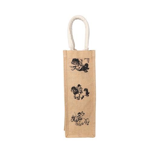 Hy Equestrian Thelwell Collection Hessian Bottle Bag - Thelwell Favourites