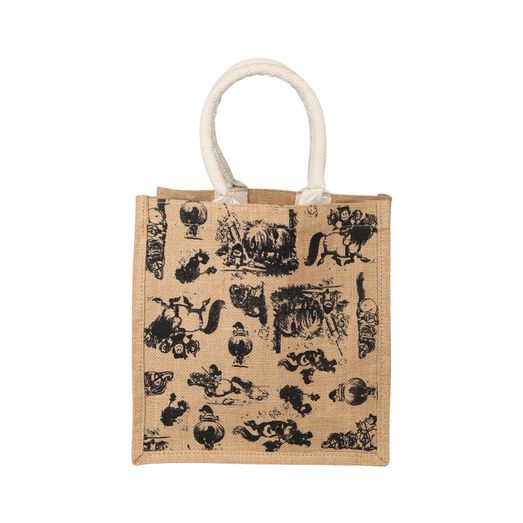 Hy Equestrian Thelwell Collection Square Hessian Bag - Thelwell Favourites