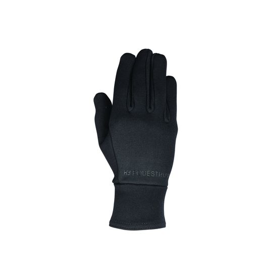Hy Equestrian Ultra Grip Neoprene Fleece Gloves - Black