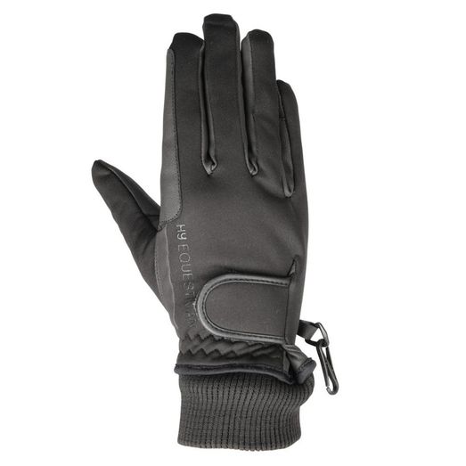 Hy Equestrian Ultra Warm Softshell Gloves - Black