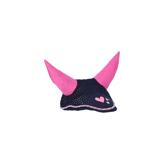 I Love My Pony Collection Fly Veil by Little Rider - Navy/Pink/Teal
