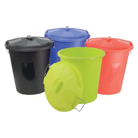 Lincoln Dustbin &amp; Lid - Green