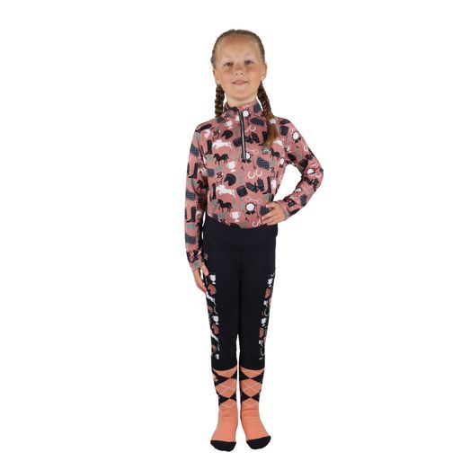 Pony Passion Base Layer by Little Rider - Blush/Navy