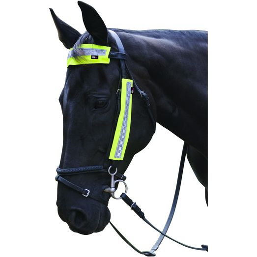 Reflector Bridle Set by Hy Equestrian - Yellow