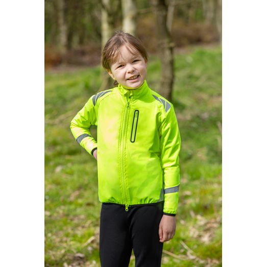 Reflector Children's Jacket by Hy Equestrian - Yellow