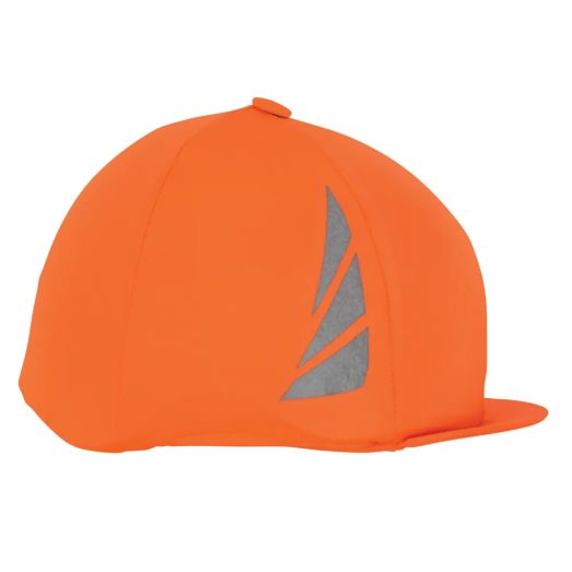 Reflector Hat Cover by Hy Equestrian - Orange