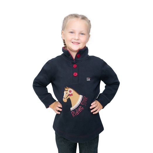 Riding Star Collection Jumper by Little Rider - Navy/Burgundy