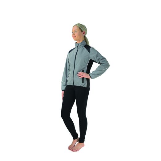 Silva Flash Reflective Jacket by Hy Equestrian - Reflective Silver