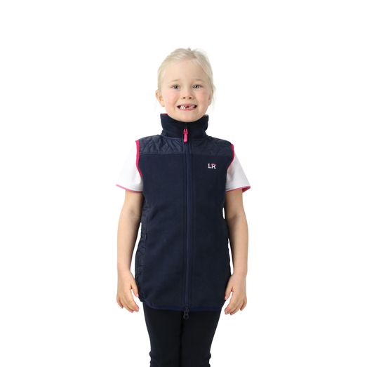 Sophia Gilet by Little Rider - Navy/Pink