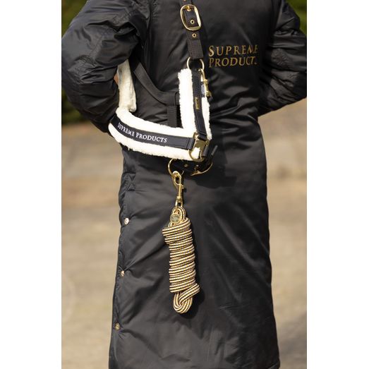 Supreme Products Active Junior Show Rider Waterproof Coat - Black/Gold