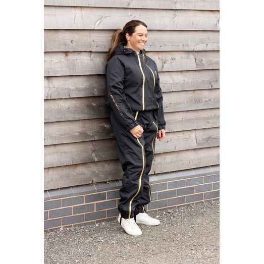 Supreme Products Active Show Rider Waterproof Onesie - Black/Gold