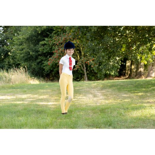 Supreme Products Champion Junior Show Rider Jodhpurs - Canary Yellow