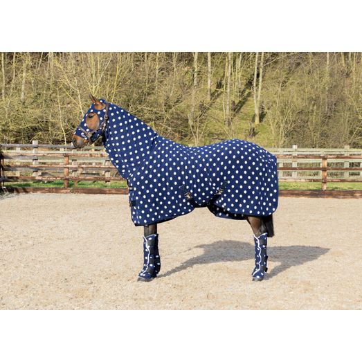 Supreme Products Dotty Fleece Rug - Noble Navy