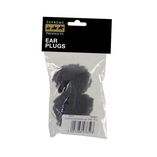 Supreme Products Fleece Earplugs - Black