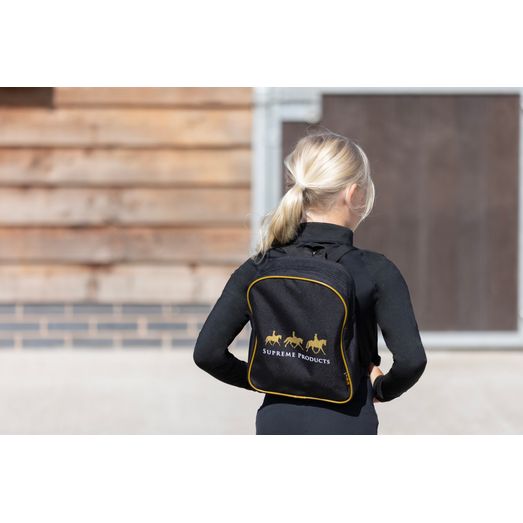 Supreme Products Pampered Pony Grooming Rucksack - Black/Gold