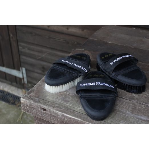 Supreme Products Pro Groom Curry Comb - Black/Gold