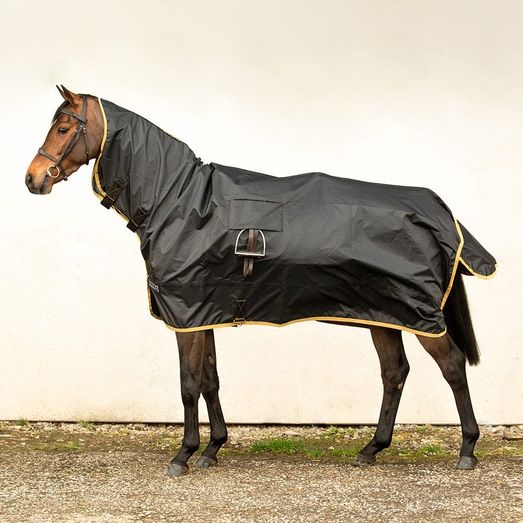 Supreme Products Pro Groom Rain Sheet - Black/Gold