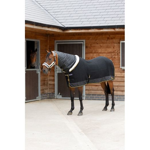 Supreme Products Show Quilted Hood - Black/Gold