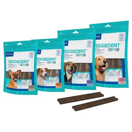 Veggiedent FR3SH Chews For Dogs Large x 15