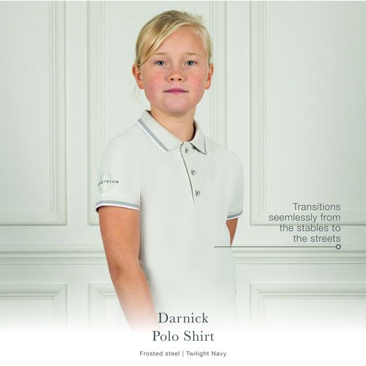 Coldstream Next Generation Darnick Polo Shirt - Frosted Steel