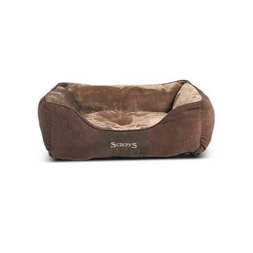 Scruffs Chester Box Bed - Chocolate