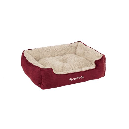 Scruffs Cosy Box Bed - Burgundy Red