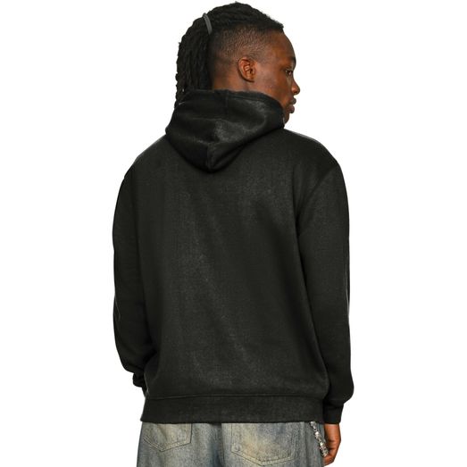 Casual Classics Premium Combed 330 Acid Wash Oversize Hood - Faded Black
