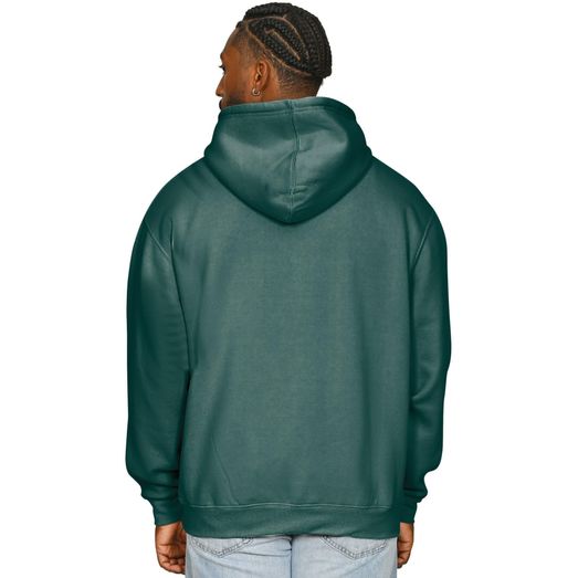 Casual Classics Premium Combed 330 Acid Wash Oversize Hood - Faded Rainforest Green