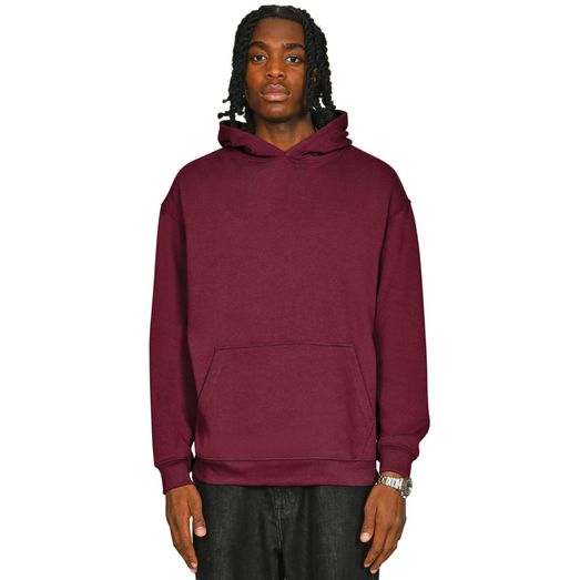 Casual Classics Ringspun Blended 280 Core Oversize Hood - Burgundy