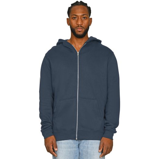 Casual Classics Ringspun Blended 280 Core Zip Hood - Petrol Blue