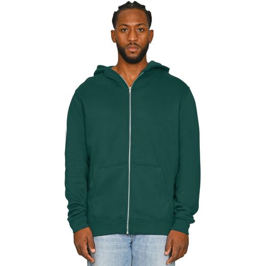 Casual Classics Ringspun Blended 280 Core Zip Hood - Rainforest