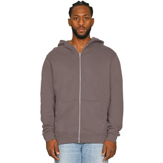 Casual Classics Ringspun Blended 280 Core Zip Hood - Taupe