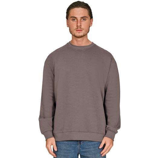 Casual Classics Ringspun Blended 280 Oversize Sweat - Taupe