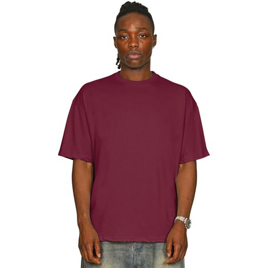 Casual Classics Ringspun Combed 180 Oversize T-Shirt - Burgundy