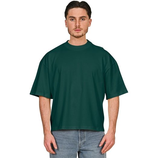 Casual Classics Ringspun Combed 220 Boxy Oversize Extended Neck T-Shirt - Rainforest