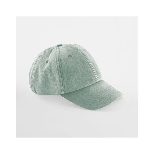 Beechfield Junior Low Profile Vintage Cap Vintage Sage Green